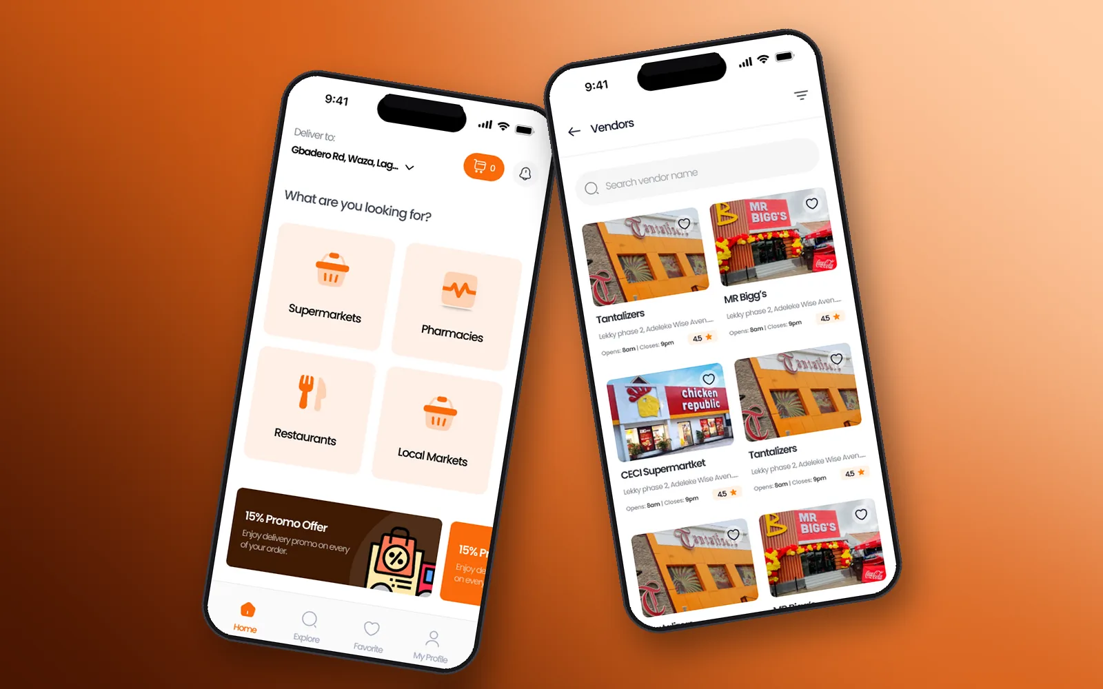 ChopExpress App screenshot